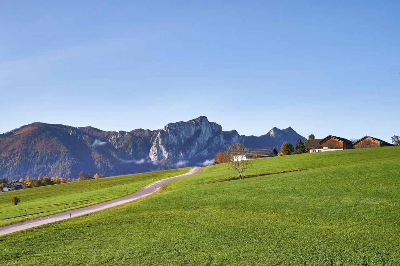 Bergblick Acht Mondsee Innerschwand Екстериор снимка